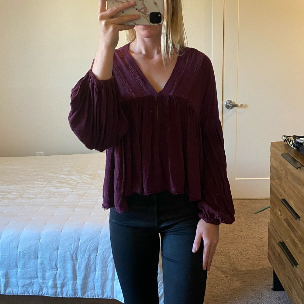 Free People Long Sleeve Top